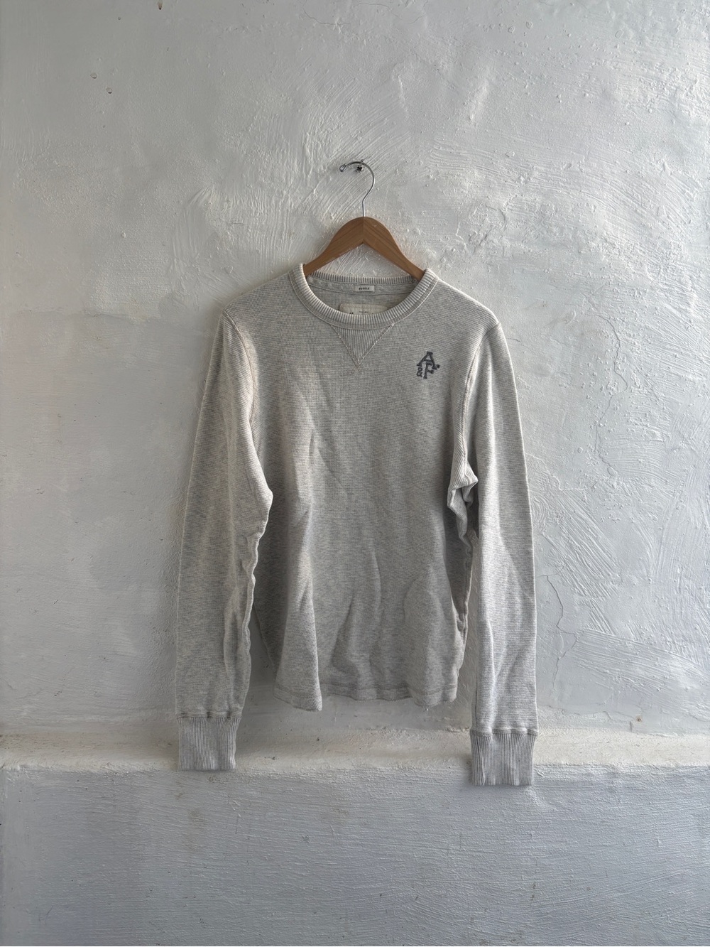 Men’s Abercrombie & Fitch muscle waffle knit thermal long sleeve